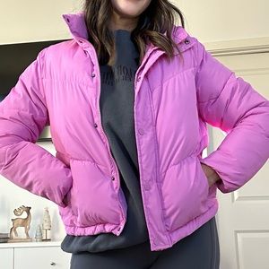 Wild Fable Pink Puffer Jacket